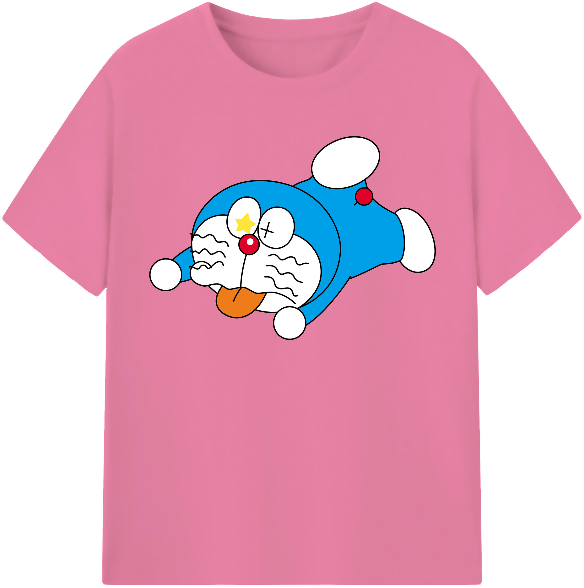 （画像用） ドラえもん Doraemon 綿100％半袖Tシャツ（フロントプリント）